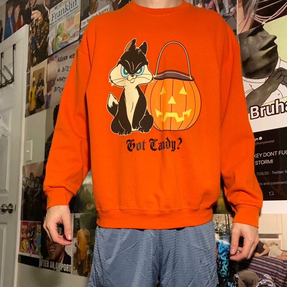 90s looney toons got candy Crewneck vintage